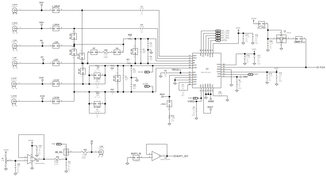 Maxim Integrated MAX30001EVSYS# Reference Design 3