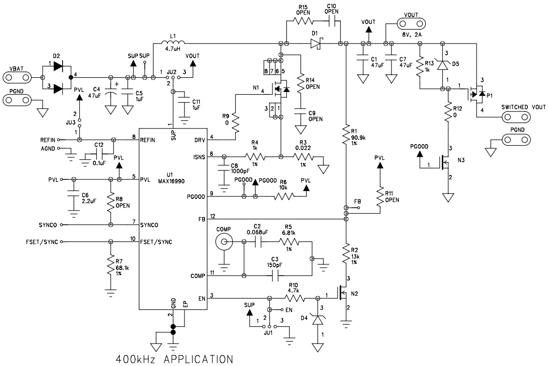 Maxim Integrated MAX16992EVKIT# Reference Design 3
