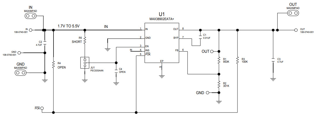 Maxim Integrated MAX38902EEVKIT# Reference Design 2