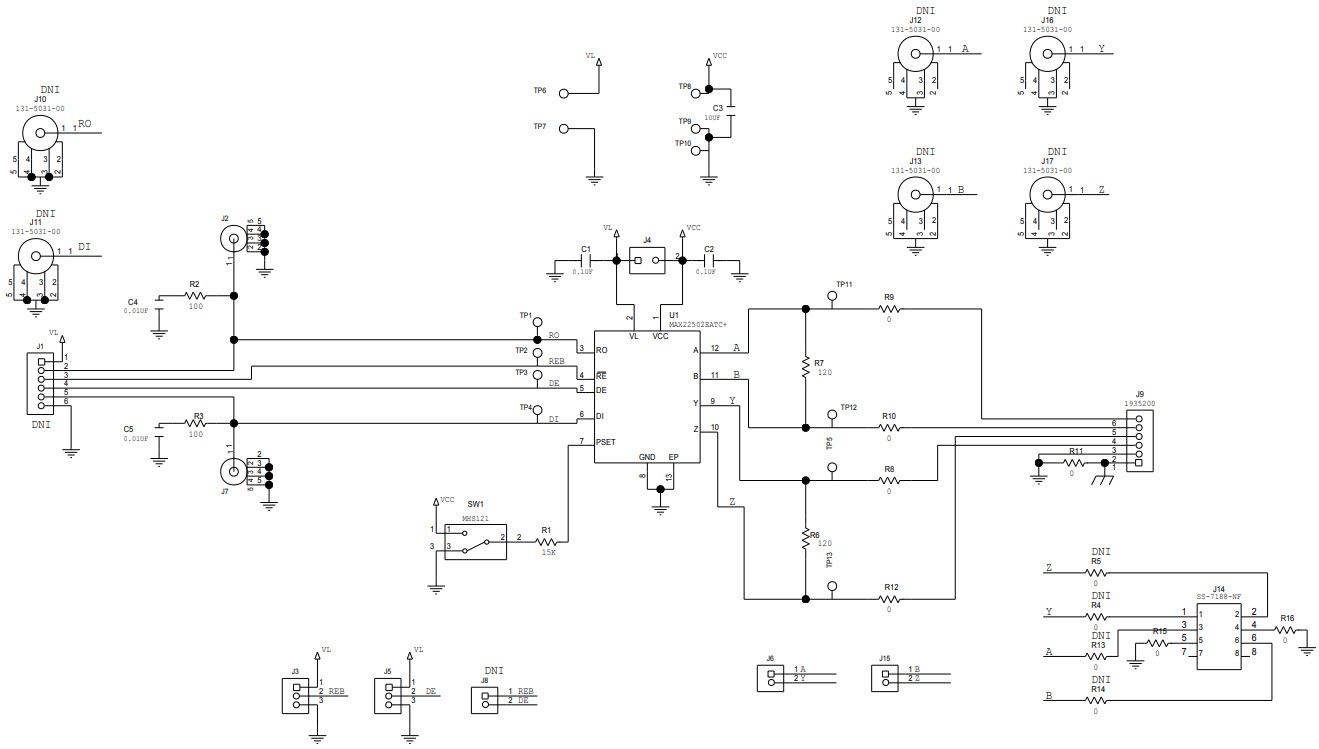 Maxim Integrated MAX22502EEVKIT# Reference Design 3