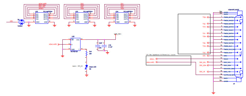Analog Devices EVAL-ADV7619EB1Z Reference Design 6