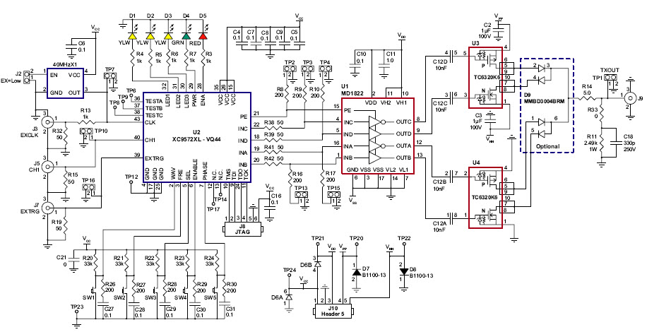 Microchip MD1822DB2 Reference Design 1
