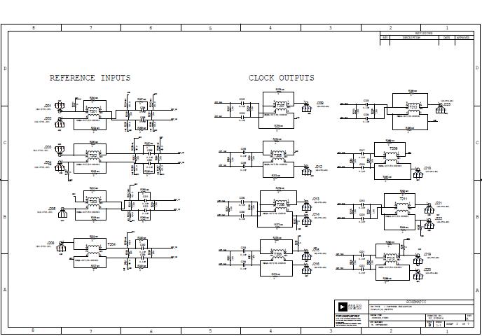 Analog Devices Inc. AD9554/PCBZ Reference Design 8