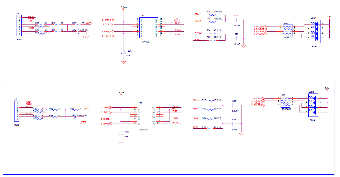 Microchip Technology KSZ8842PMQL-EVAL Reference Design 4