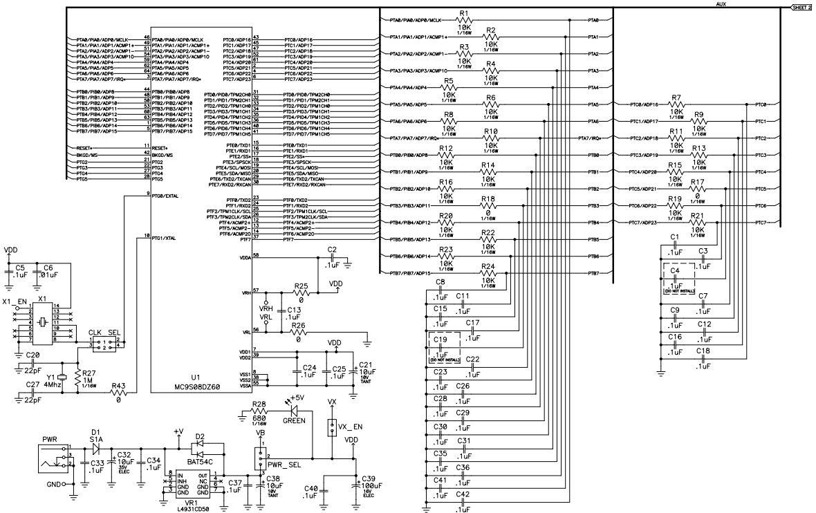 NXP USA Inc. DEMO9S08DZ60 Reference Design 3