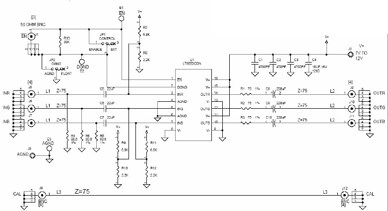 Linear Technology/Analog Devices DC743A Reference Design 1