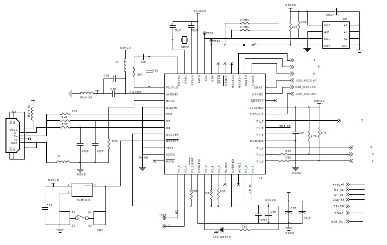 Analog Devices Inc. SSM2603-EVALZ Reference Design 4