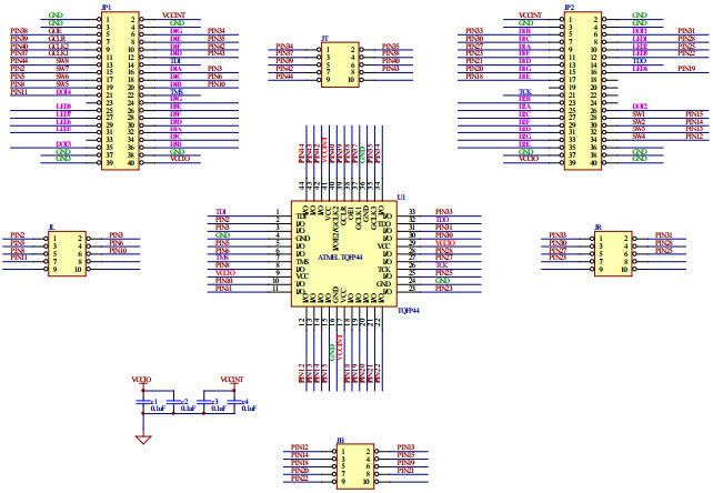 Microchip Technology ATF15XX-DK3-U Reference Design 6