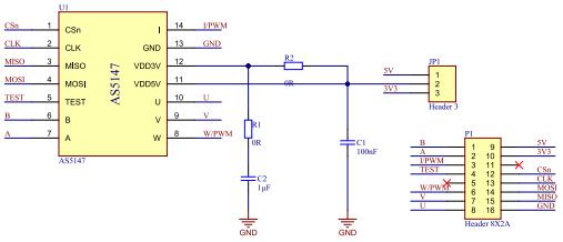 OSRAM AS5147-TS_EK_AB Reference Design 1