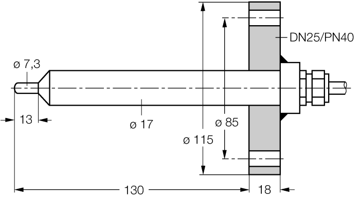 FCS-DN25A4-NAEX/L130turck