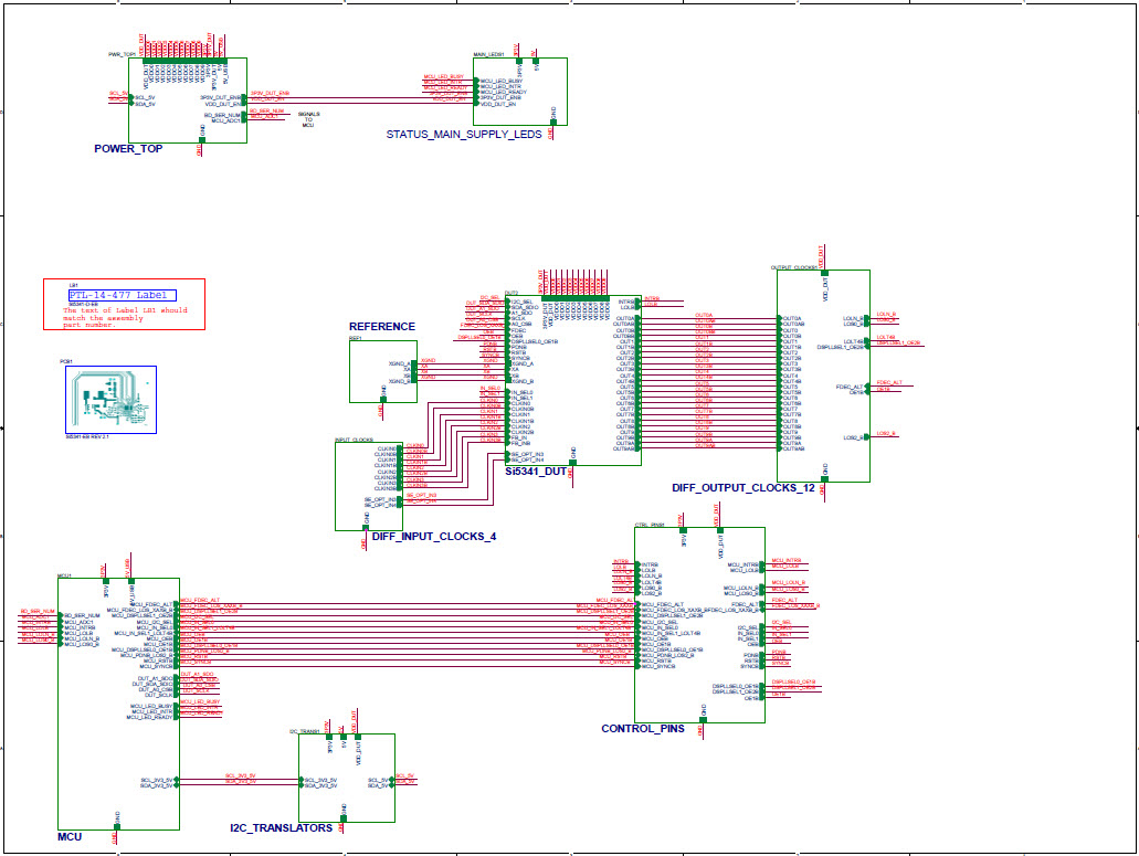 Silicon Labs SI5341-D-EVB Reference Design 14