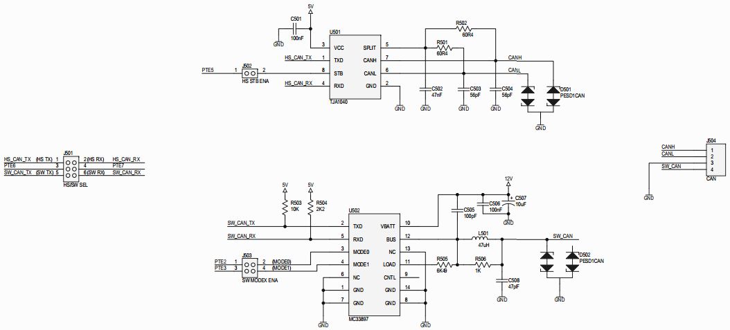 NXP EVB9S08DZ128 Reference Design 4