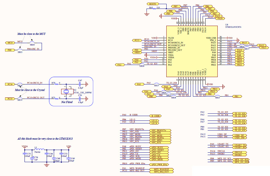 STMicroelectronics STM32L0538-DISCO Reference Design 8