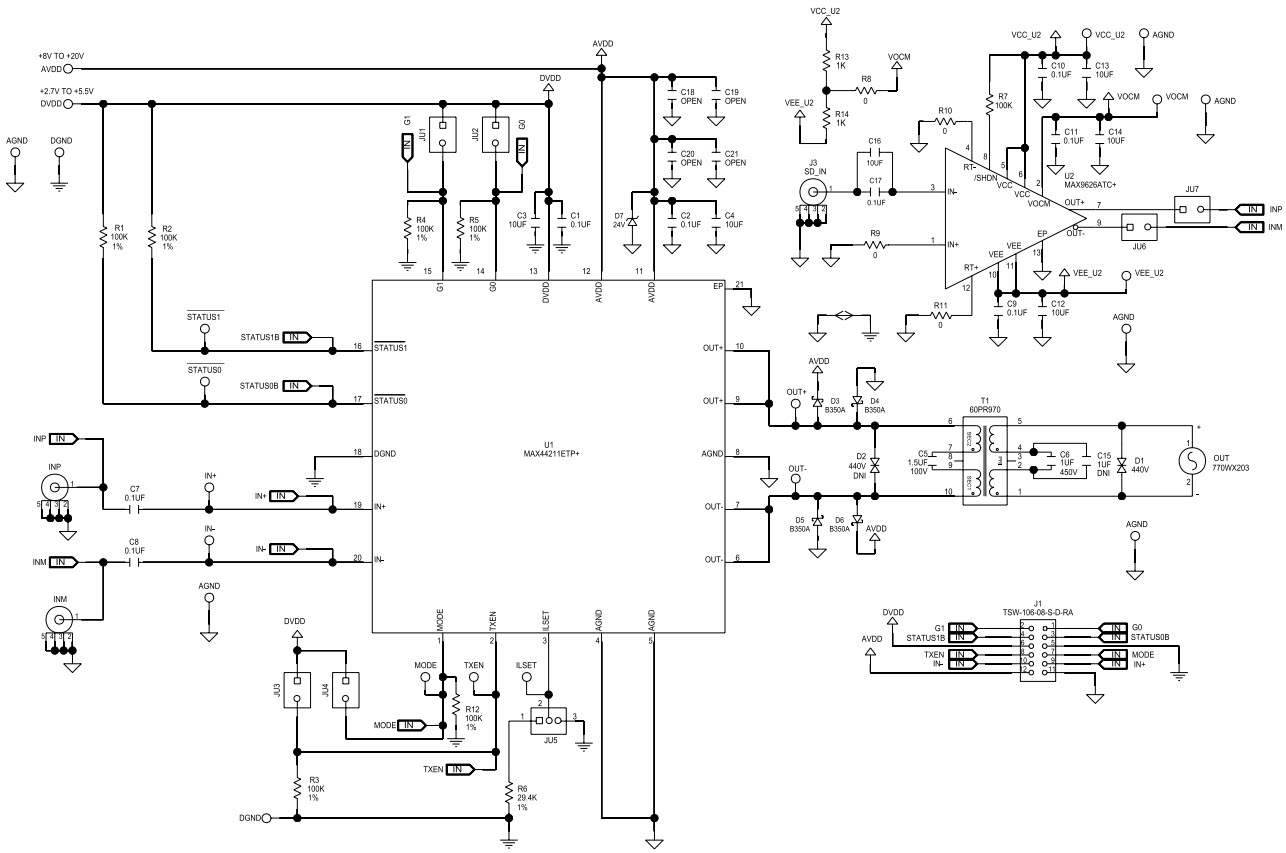 Maxim Integrated MAX44211EVKIT# Reference Design 3