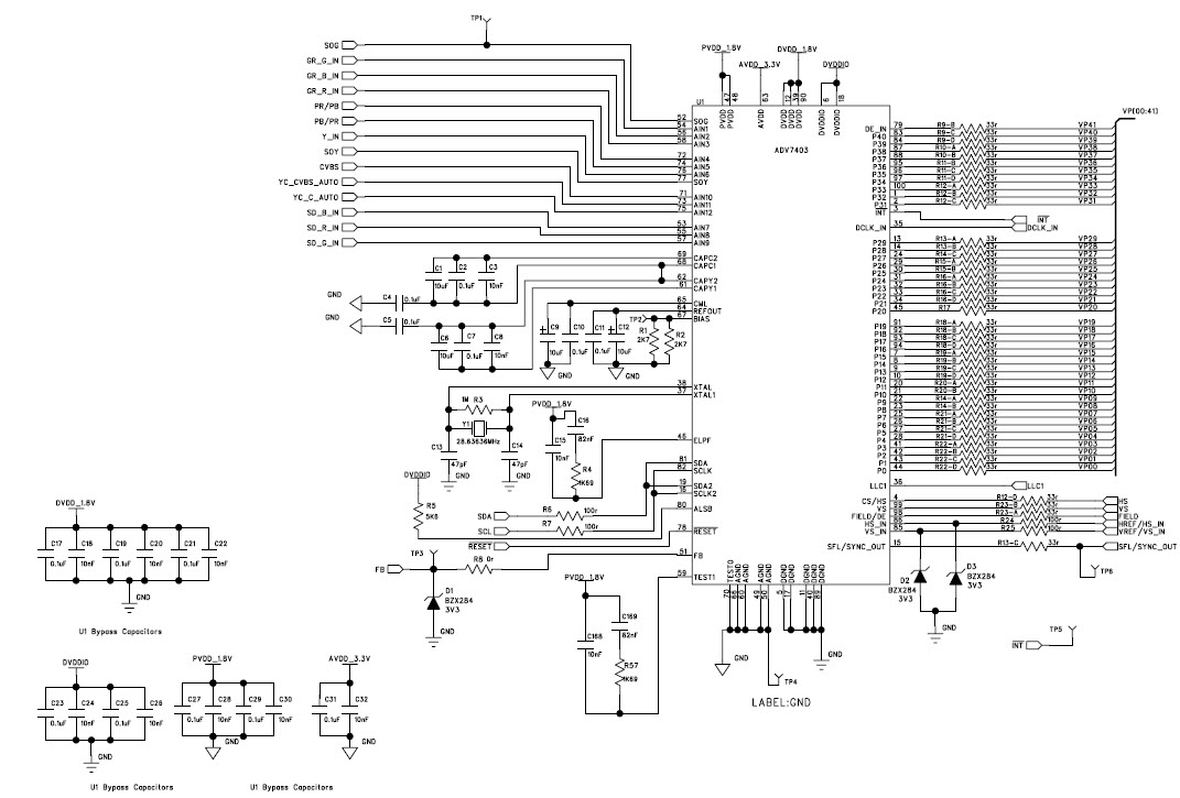 Analog Devices Inc. EVAL-ADV7403EBZ Reference Design 11