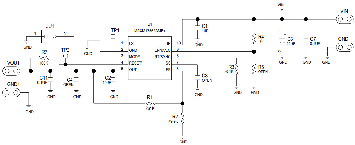 Maxim Integrated MAXM17552EVKIT# Reference Design 2