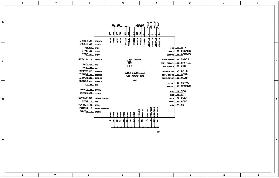 Microchip DS3106DK Reference Design 1