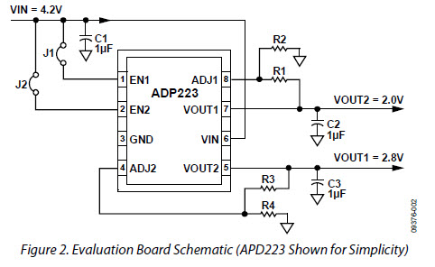 Analog Devices Inc. ADP223CP-EVALZ Reference Design 2