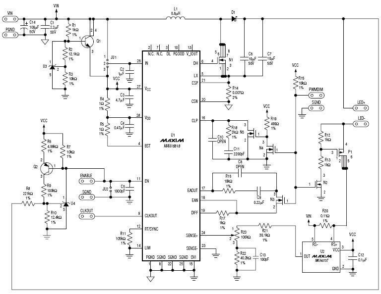 Maxim Integrated MAX16818EVKIT+ Reference Design 3