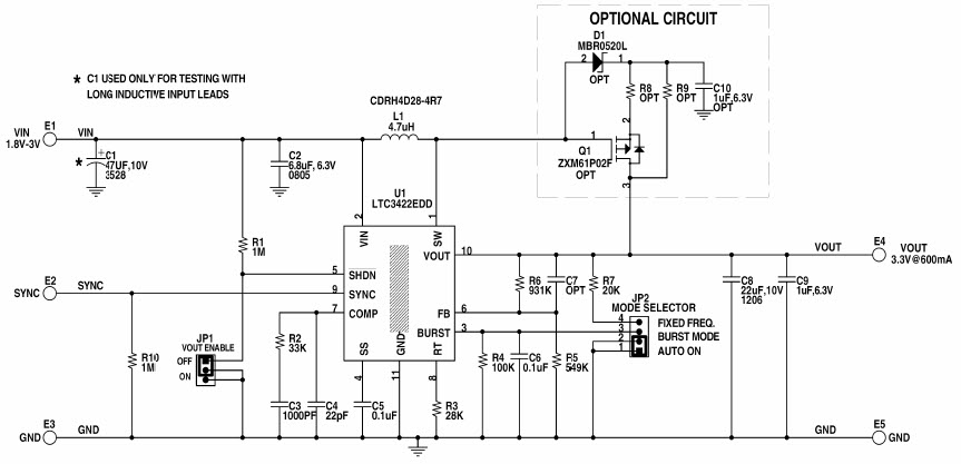 Linear Technology/Analog Devices DC860A Reference Design 1