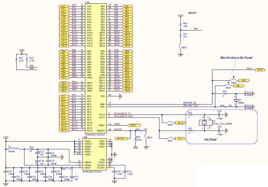 STMicroelectronics STM32F411E-DISCO Reference Design 8