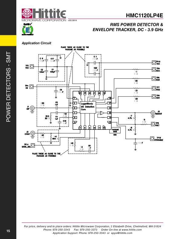 Analog Devices Inc. EV1HMC1120LP4 Reference Design 2