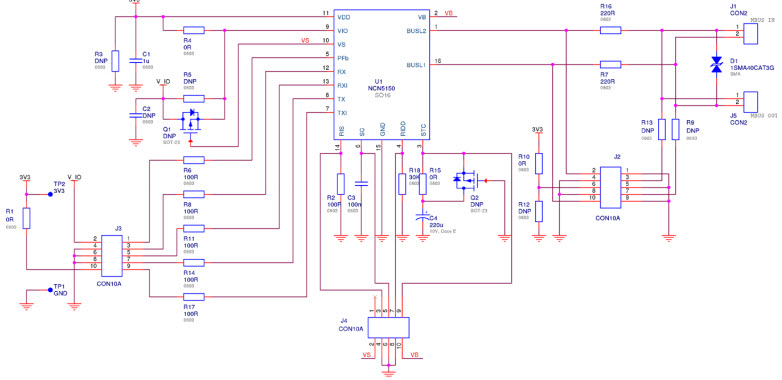 ON Semiconductor NCN5150SOICGEVB Reference Design 4