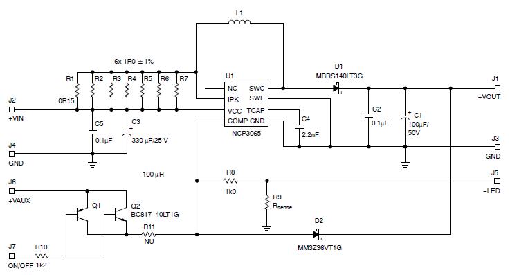 ON Semiconductor NCP3065SOBSTGEVB Reference Design 3