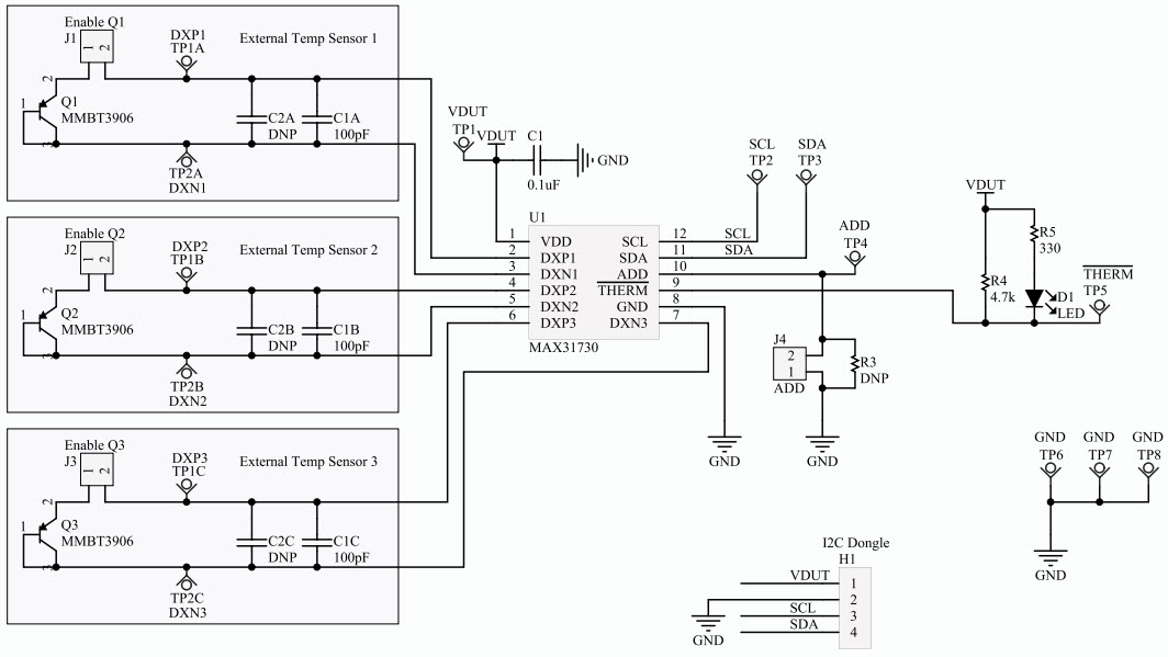 Maxim Integrated MAX31730UEVKIT# Reference Design 4