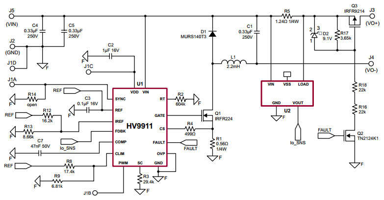 Microchip HV9911DB3 Reference Design 2