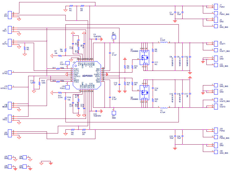 Analog Devices Inc. ADP2323-EVALZ Reference Design 3