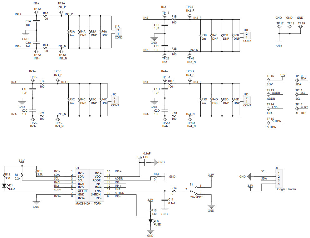 Maxim Integrated MAX34409EVKIT# Reference Design 2
