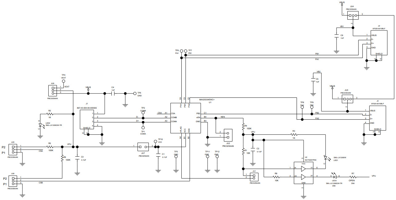 Maxim Integrated MAX20334EVKIT# Reference Design 1