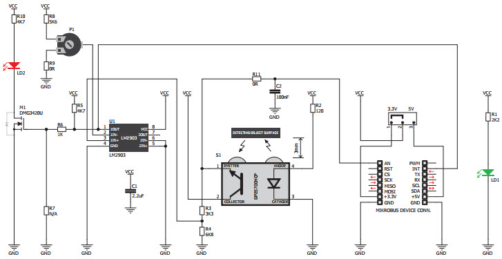 MikroElektronika IRREFLECTCLICK Reference Design 3