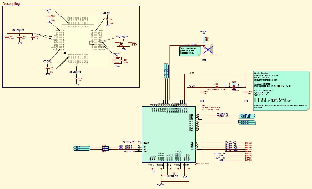 Microchip Technology AT32UC3L0-XPLD Reference Design 8