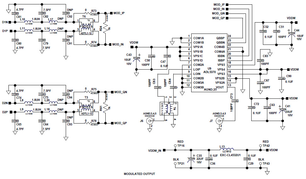 Analog Devices, Inc. AD9116-EBZ Reference Design 1