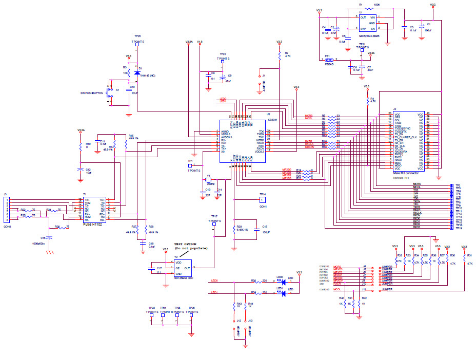 Microchip Technology KSZ8041NL-EVAL Reference Design 6