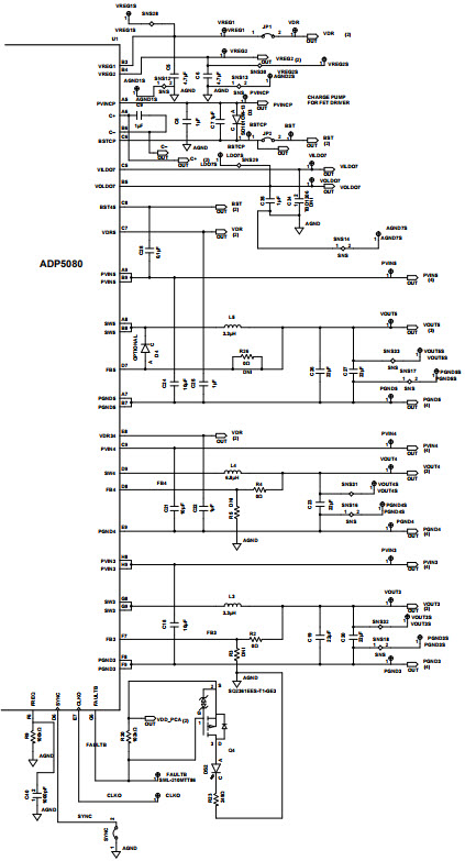 Analog Devices Inc. ADP5080CB-1EVALZ Reference Design 2