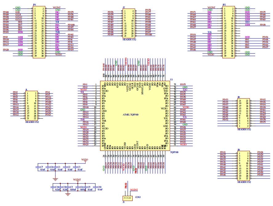 Microchip Technology ATF15XXDK3-SAA100 Reference Design 2
