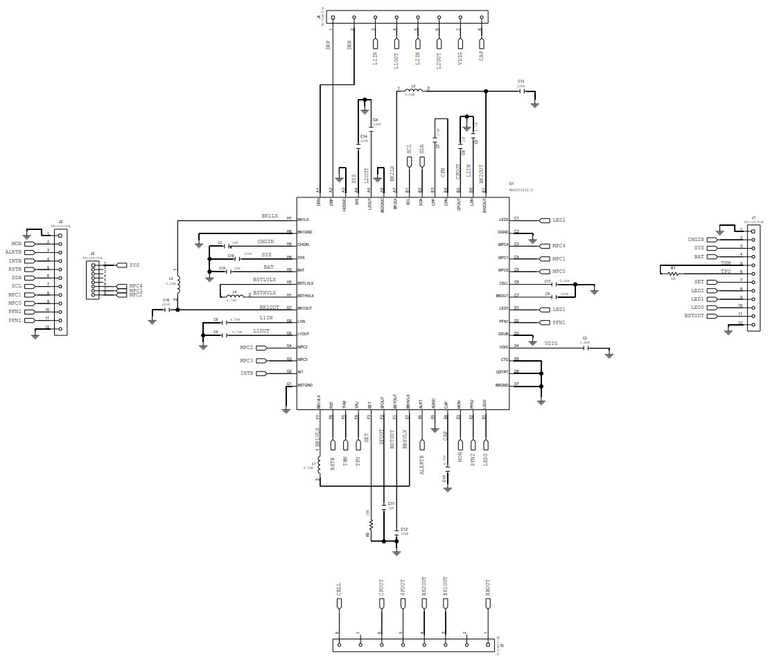 Maxim Integrated MAX20303EVKIT# Reference Design 1