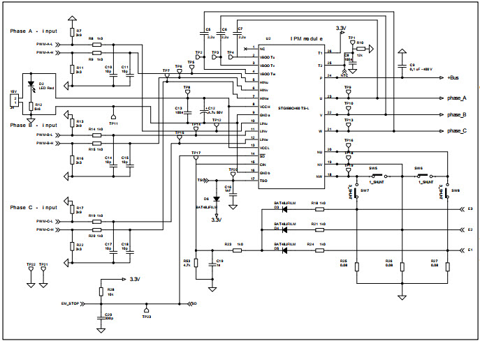 STMicroelectronics STEVAL-IPM08B Reference Design 7