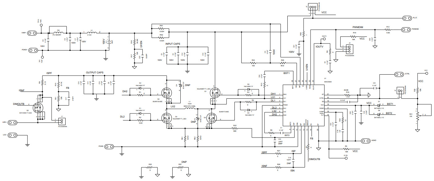 Maxim Integrated MAX25600EVKIT# Reference Design 2