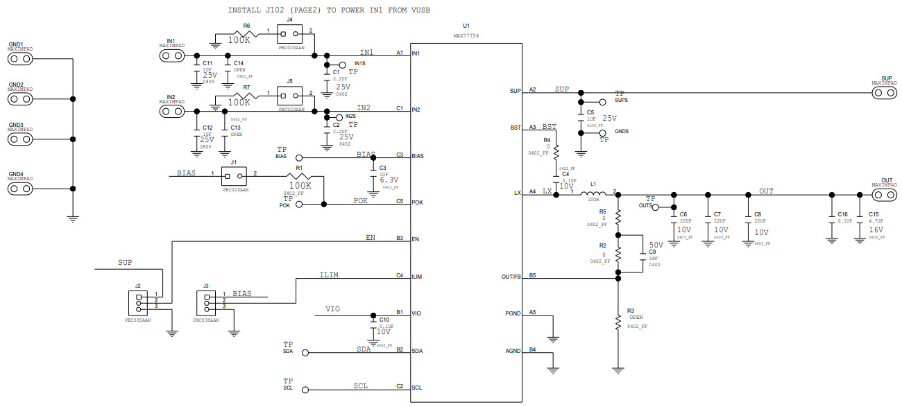 Maxim Integrated MAX77756EVKIT# Reference Design 6