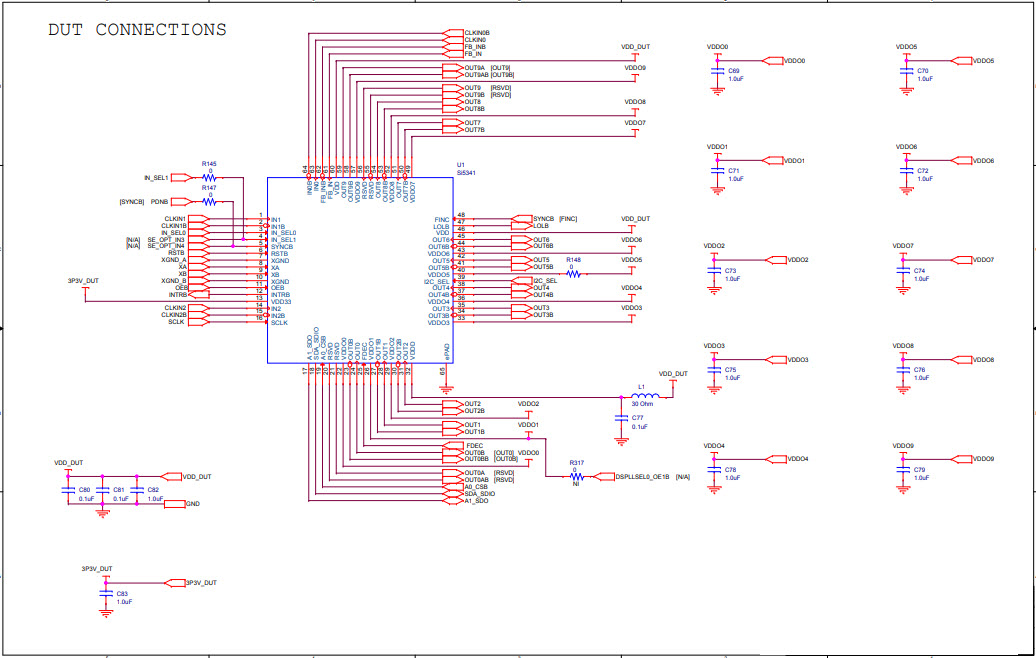 Silicon Labs SI5341-D-EVB Reference Design 41