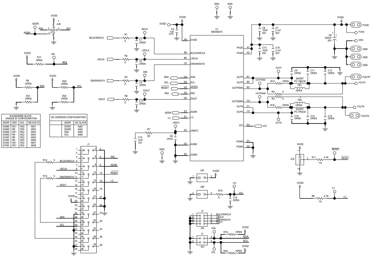 Maxim Integrated MAX98374FEVSYS# Reference Design 3