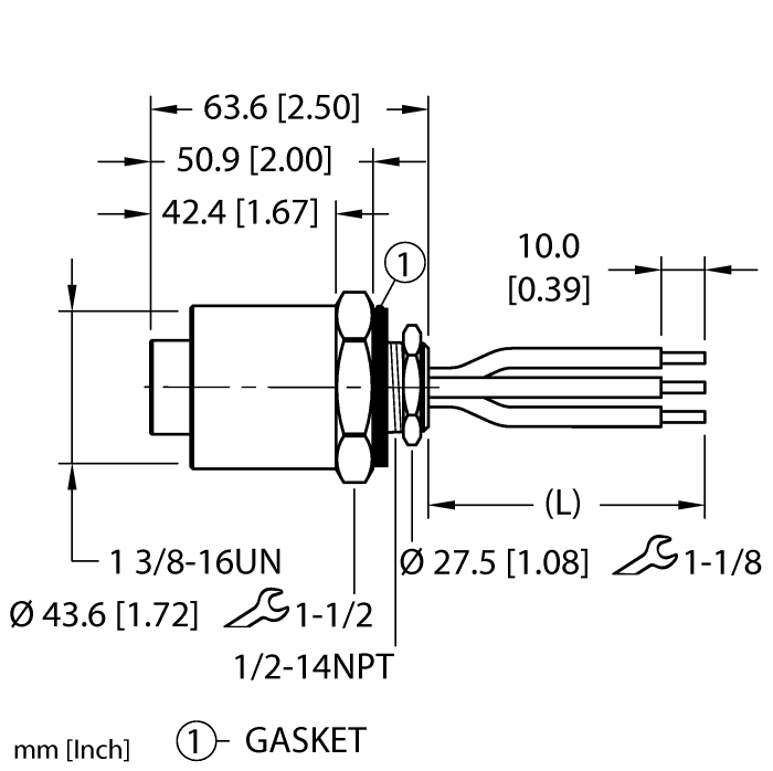 GKDF 32-xM/14.5/NPTturck