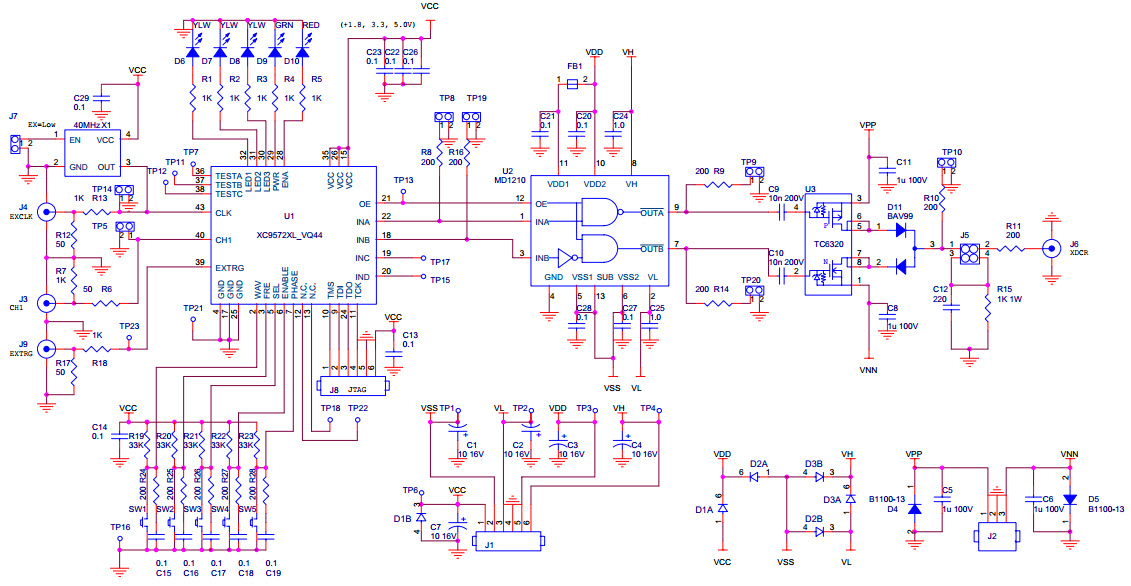 Microchip MD1210DB1 Reference Design 1