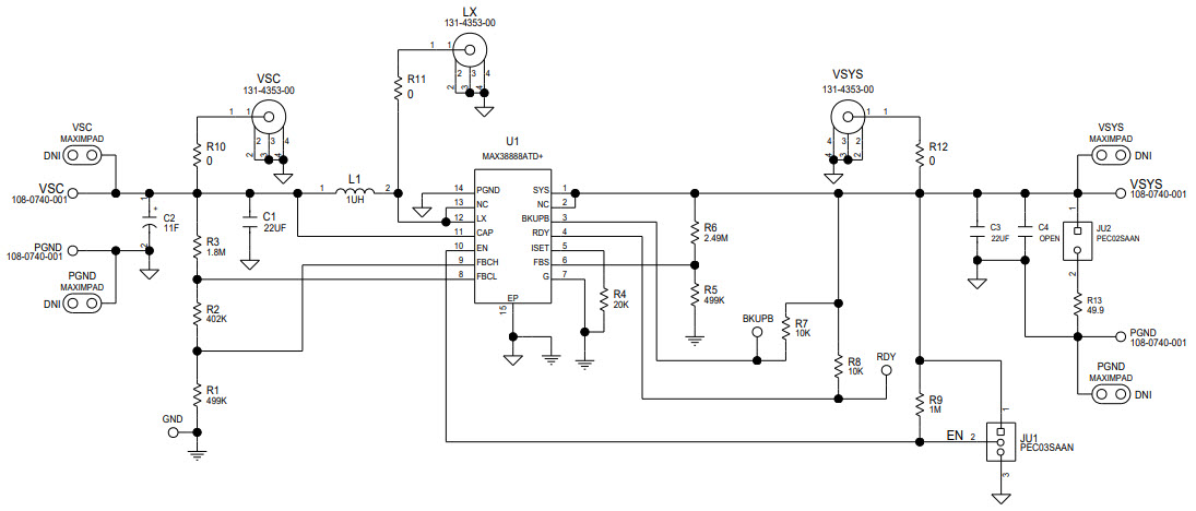 Maxim Integrated MAX38888EVKIT# Reference Design 2