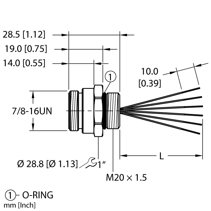 RSF 511-xM/M20turck