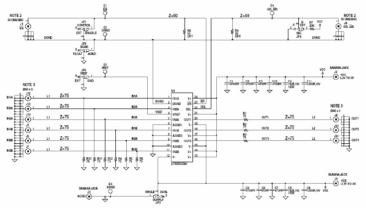 Linear Technology/Analog Devices DC858A Reference Design 1